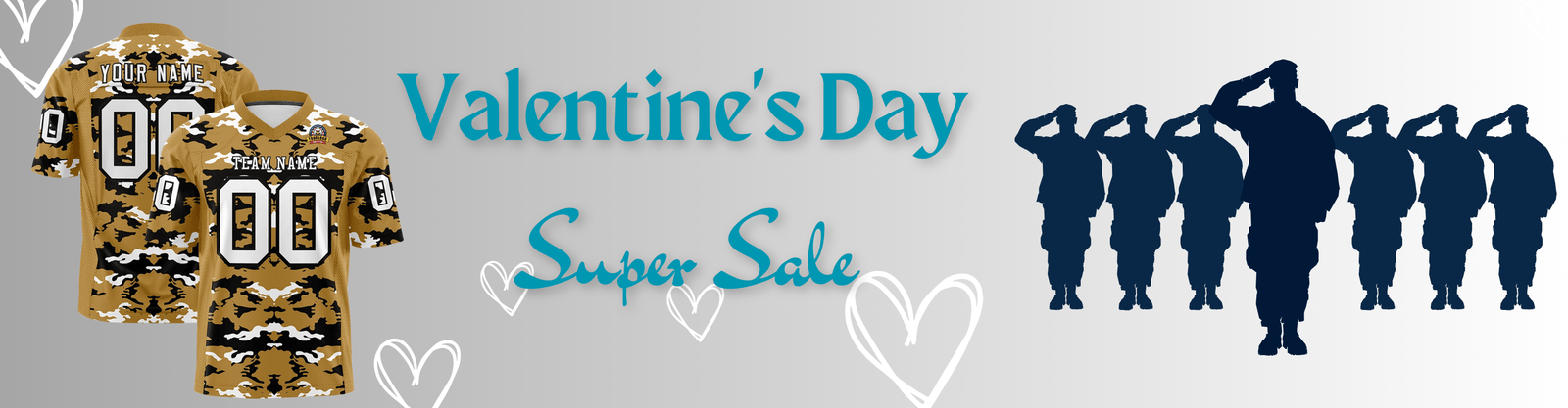 Honoring Veterans with Our Custom Camo Football Jerseys