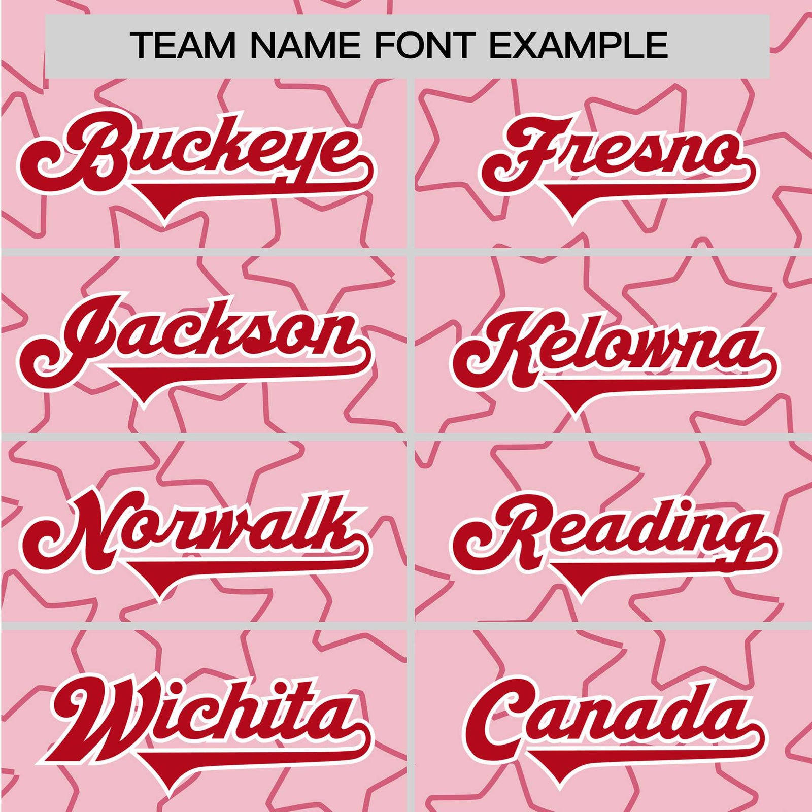 Custom Star Pink Red Baseball Jersey Button Down Shirt Personalized for Adults/Youth