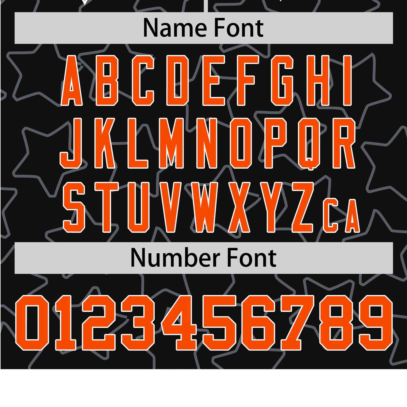 Custom Star Black Orange Baseball Jersey Button Down Shirt Personalized for Adults/Youth