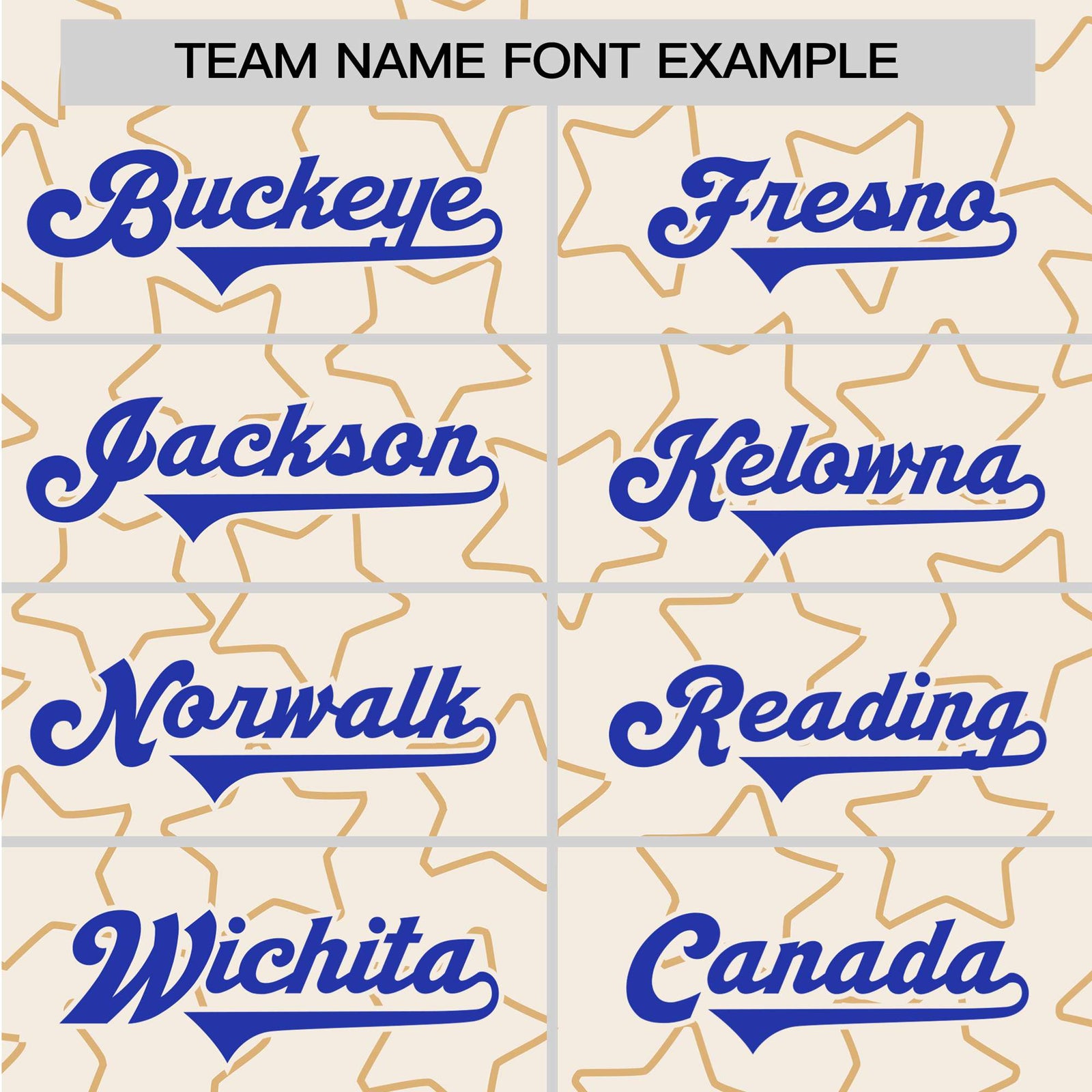 Custom Star Cream Blue Baseball Jersey Button Down Shirt Personalized for Adults/Youth