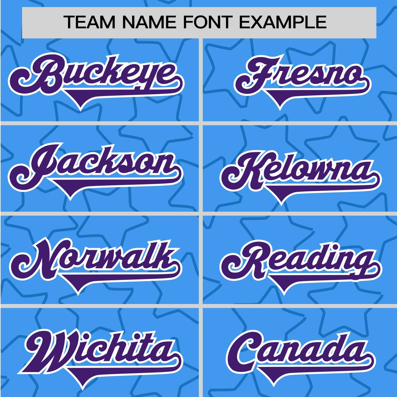 Custom Star Blue Purple Baseball Jersey Button Down Shirt Personalized for Adults/Youth