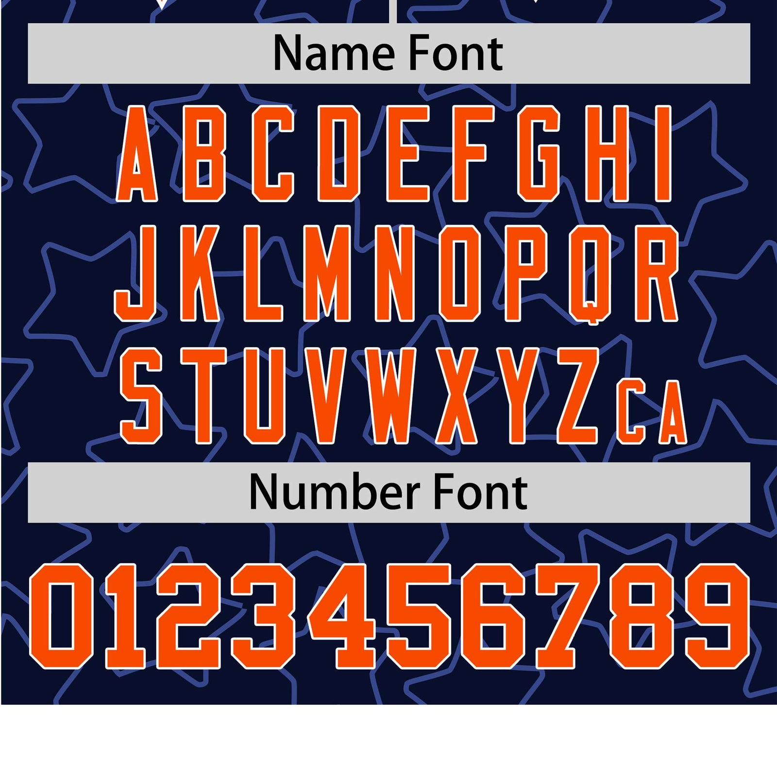 Custom Star Navy Blue Orange Baseball Jersey Button Down Shirt Personalized for Adults/Youth