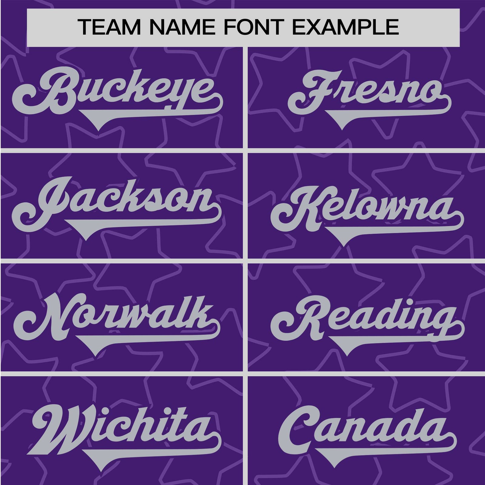 Custom Star Purple White Baseball Jersey Button Down Shirt Personalized for Adults/Youth