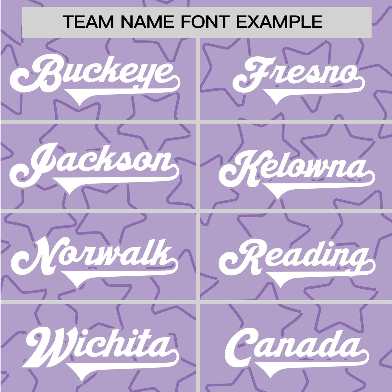 Custom Star Lavender White Baseball Jersey Button Down Shirt Personalized for Adults/Youth