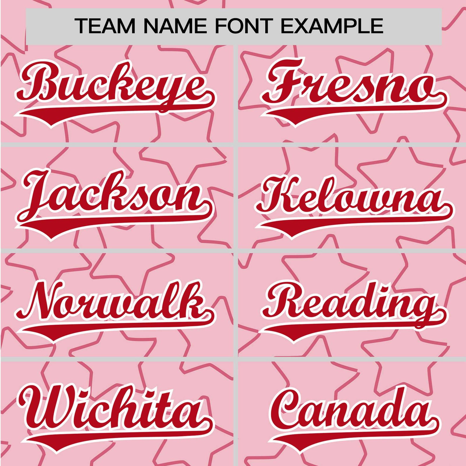 Custom Star Pink Red Baseball Jersey Button Down Shirt Personalized for Adults/Youth