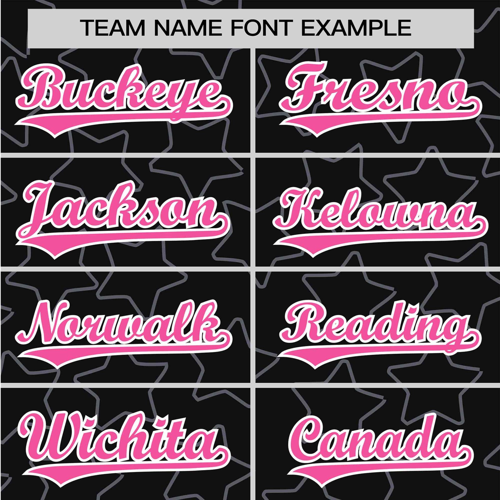 Custom Star Black Pink Baseball Jersey Button Down Shirt Personalized for Adults/Youth