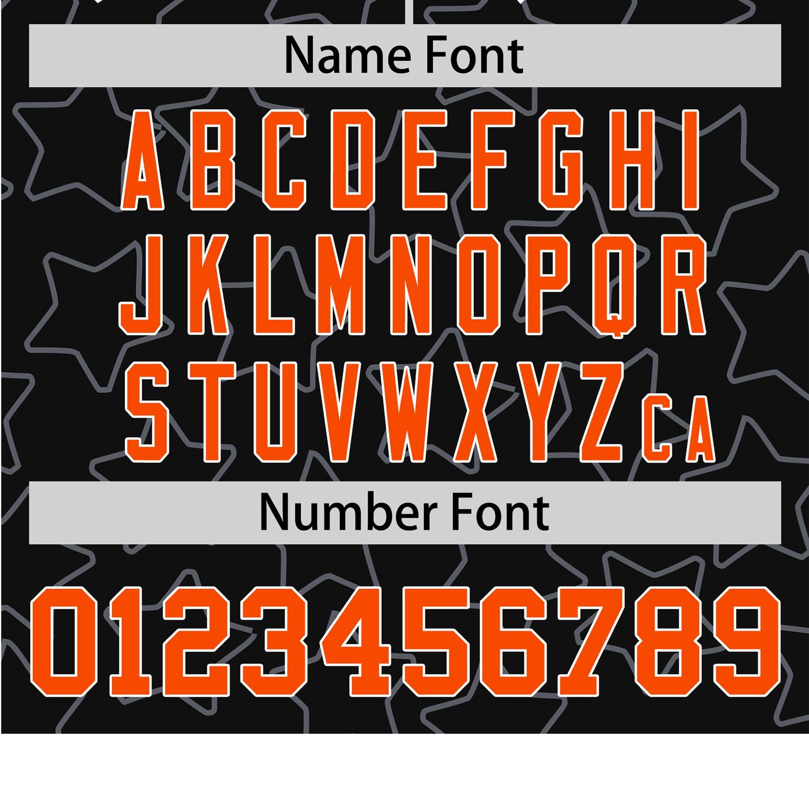 Custom Star Black Orange Baseball Jersey Button Down Shirt Personalized for Adults/Youth