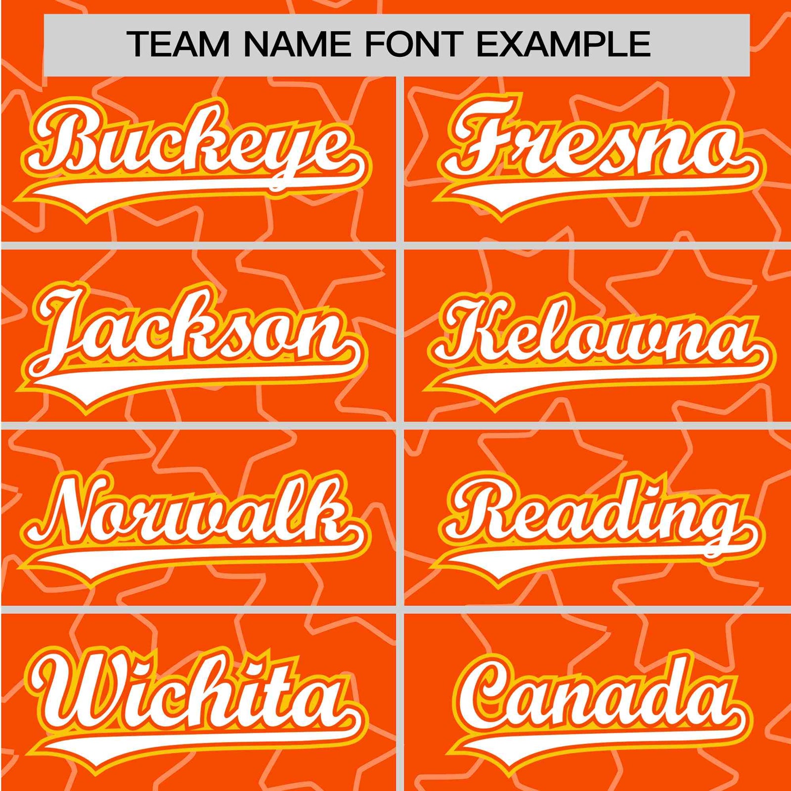 Custom Star Orange White-Gold Baseball Jersey Button Down Shirt Personalized for Adults/Youth