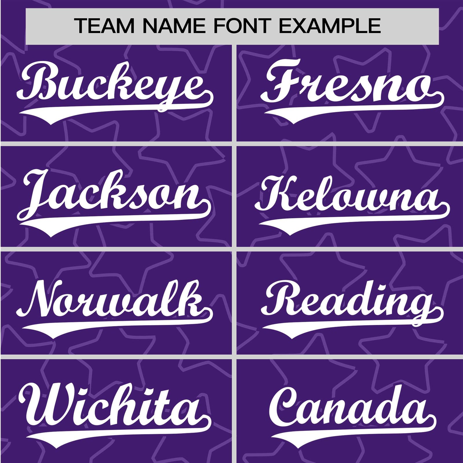 Custom Star Purple White Baseball Jersey Button Down Shirt Personalized for Adults/Youth