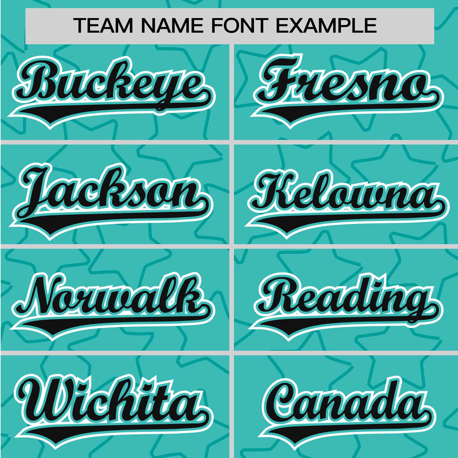 Custom Star Turquoise Black Baseball Jersey Button Down Shirt Personalized for Adults/Youth