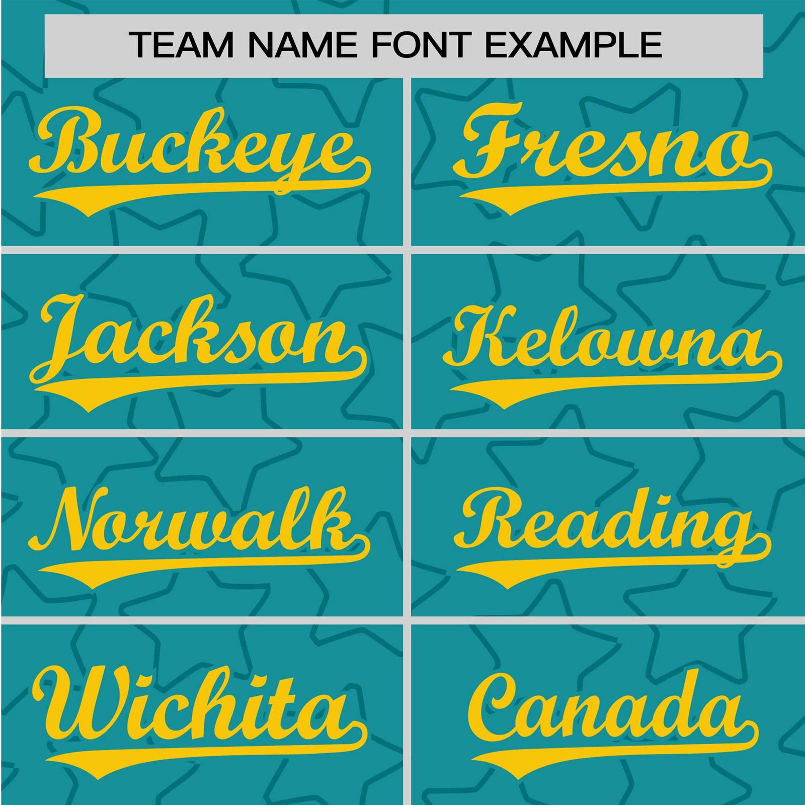 Custom Star Turquoise Gold Baseball Jersey Button Down Shirt Personalized for Adults/Youth