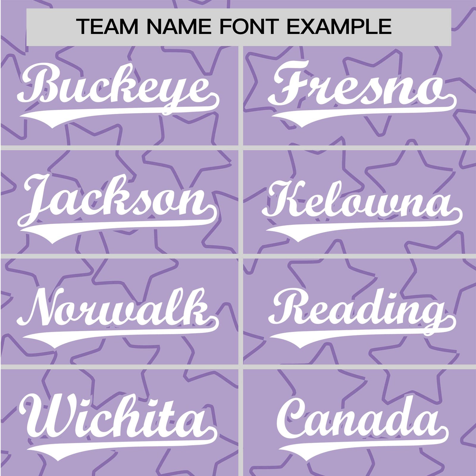 Custom Star Lavender White Baseball Jersey Button Down Shirt Personalized for Adults/Youth