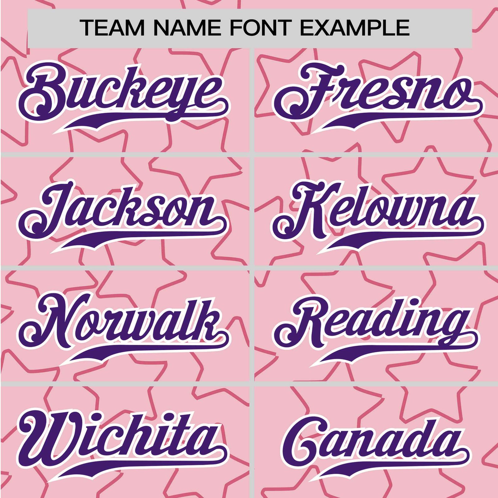 Custom Star Pink violet Baseball Jersey Button Down Shirt Personalized for Adults/Youth