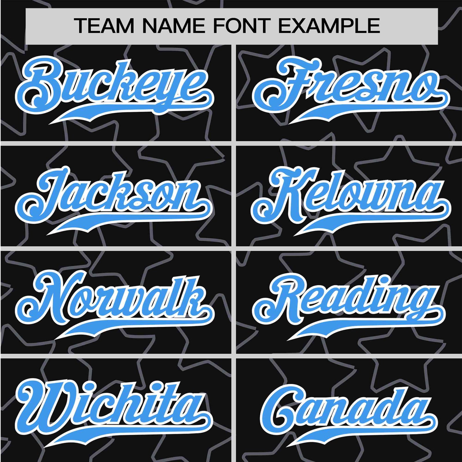 Custom Star Black Blue Baseball Jersey Button Down Shirt Personalized for Adults/Youth