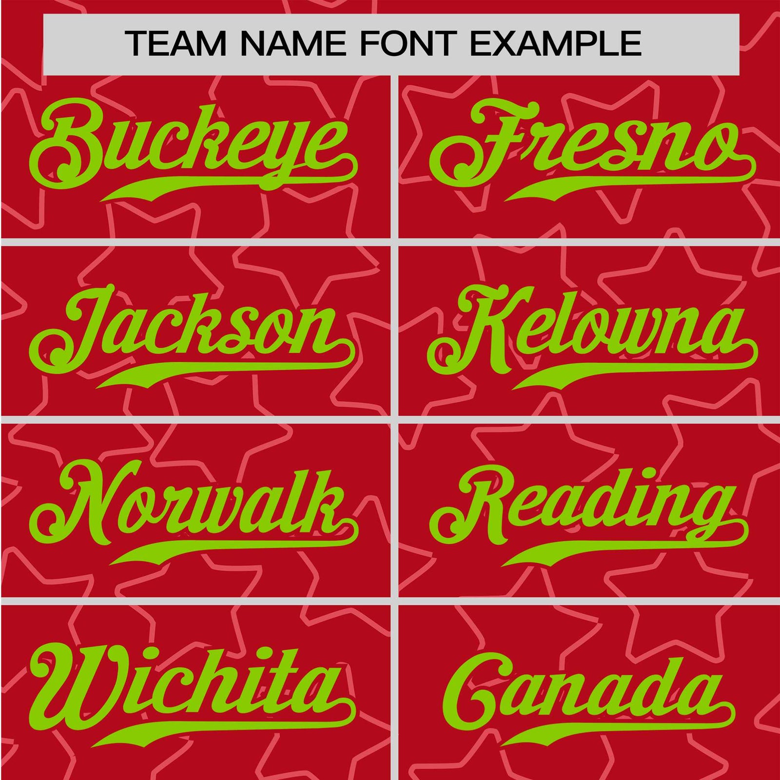 Custom Star Red Lime-Green Baseball Jersey Button Down Shirt Personalized for Adults/Youth