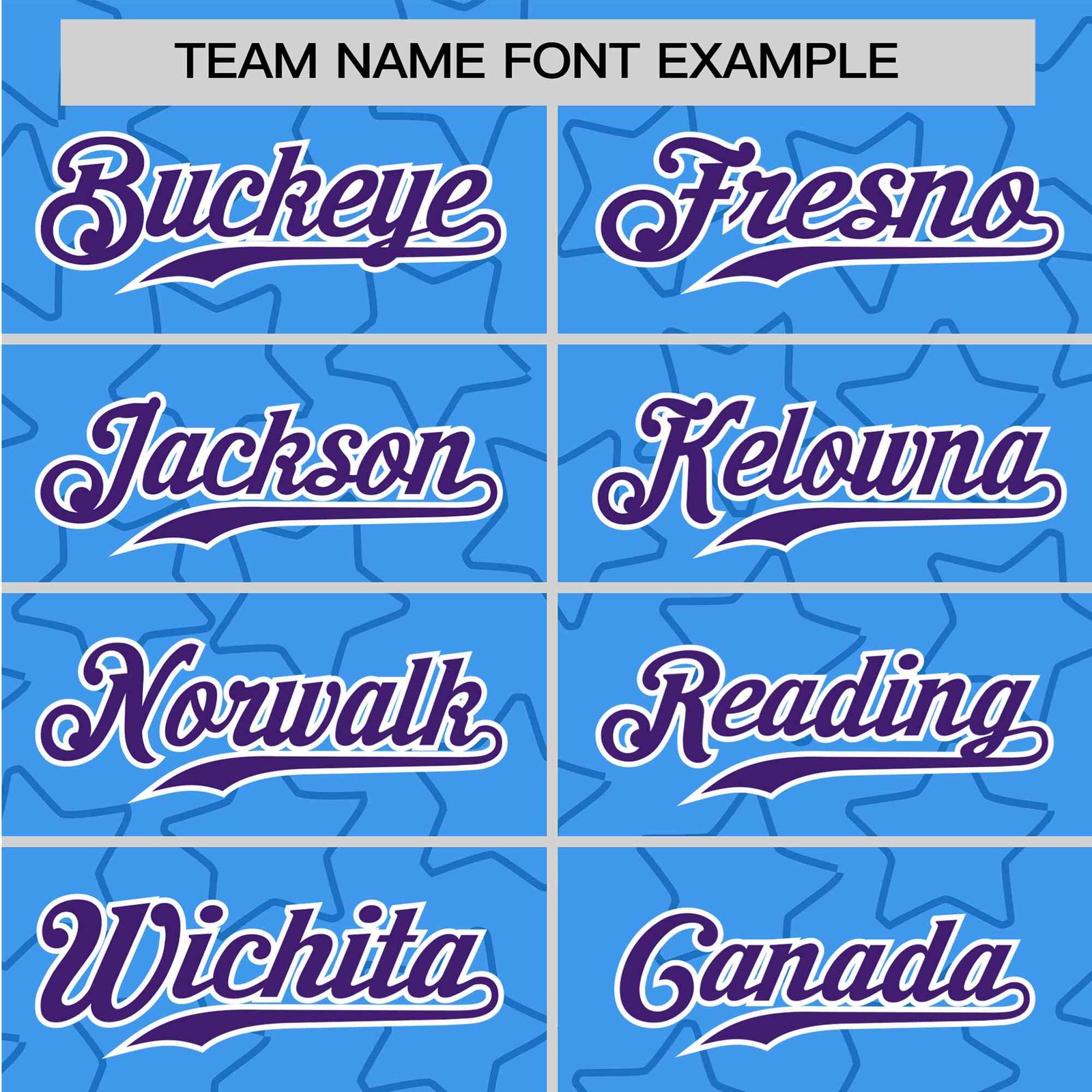 Custom Star Blue Purple Baseball Jersey Button Down Shirt Personalized for Adults/Youth