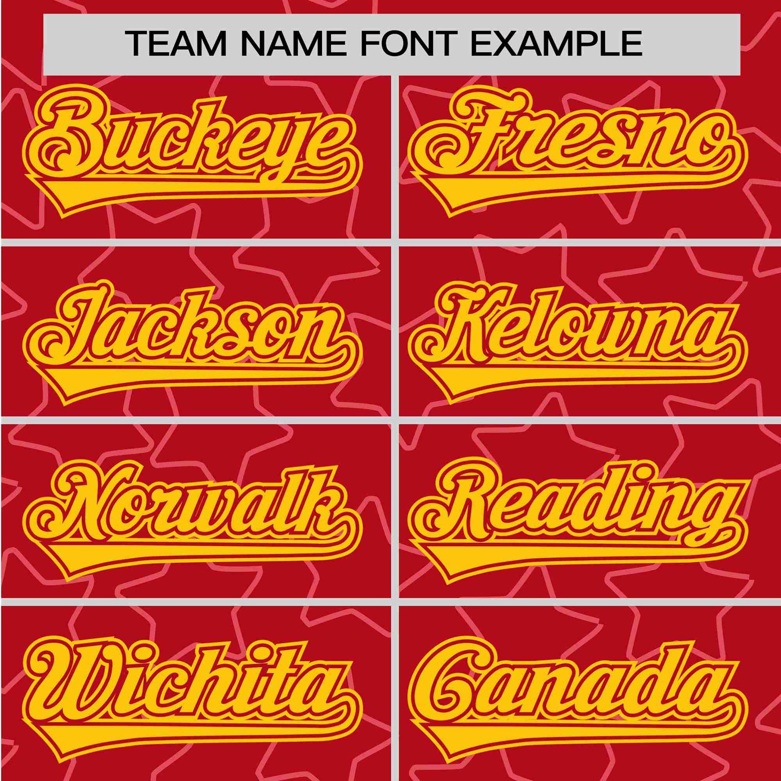 Custom Star Red Gold Baseball Jersey Button Down Shirt Personalized for Adults/Youth