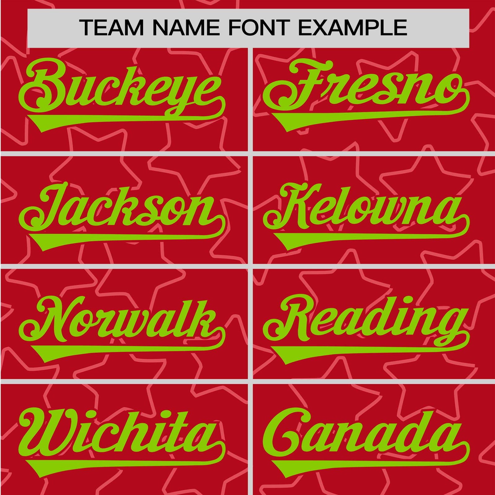 Custom Star Red Lime-Green Baseball Jersey Button Down Shirt Personalized for Adults/Youth