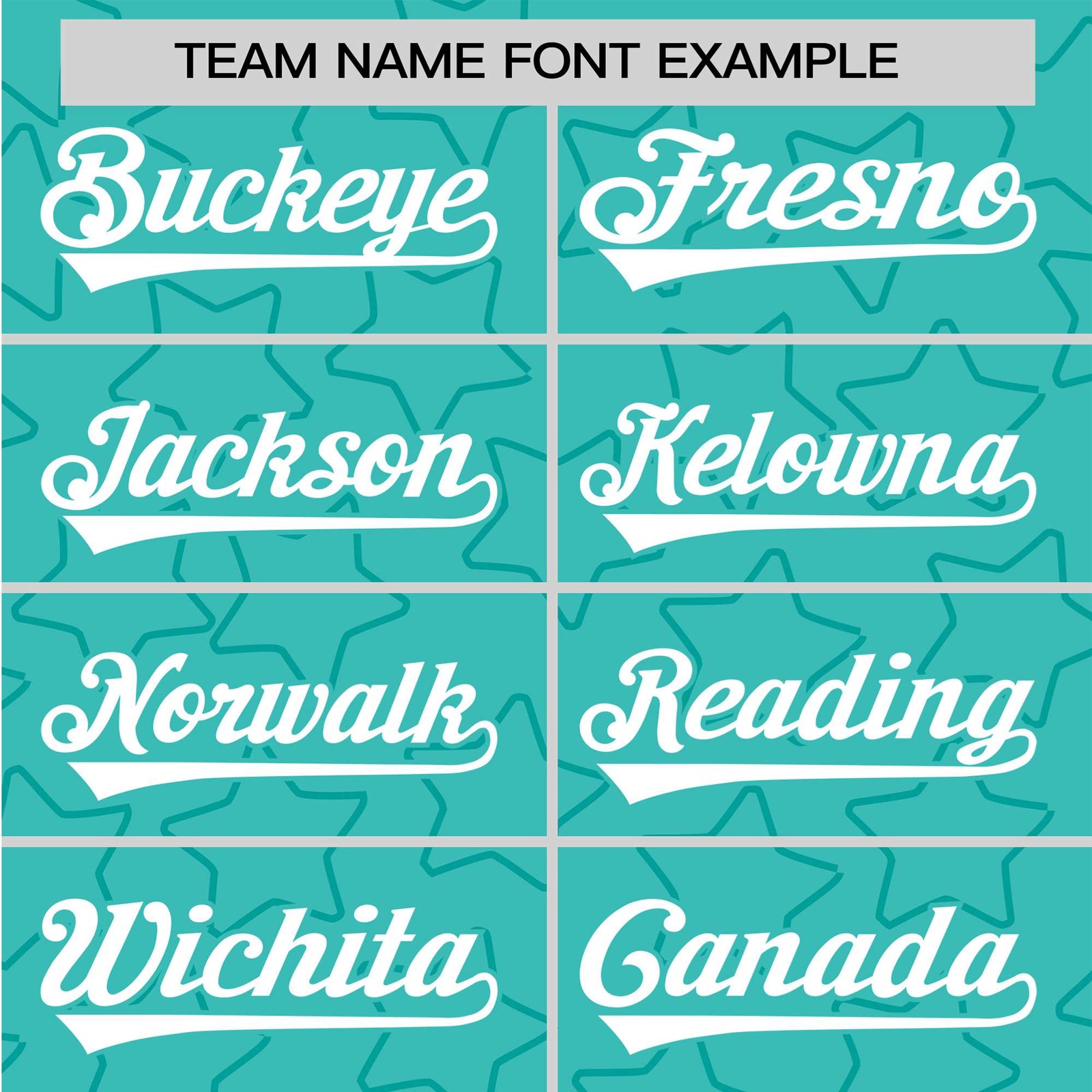 Custom Star Turquoise White Baseball Jersey Button Down Shirt Personalized for Adults/Youth