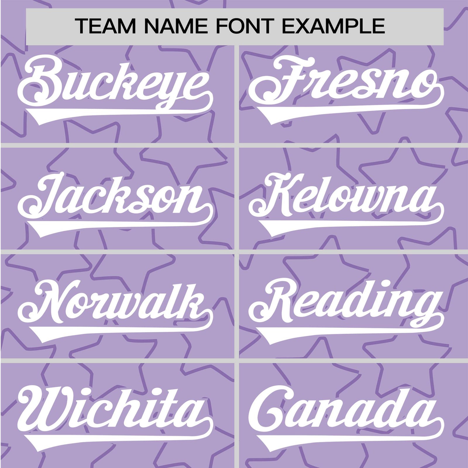 Custom Star Lavender White Baseball Jersey Button Down Shirt Personalized for Adults/Youth