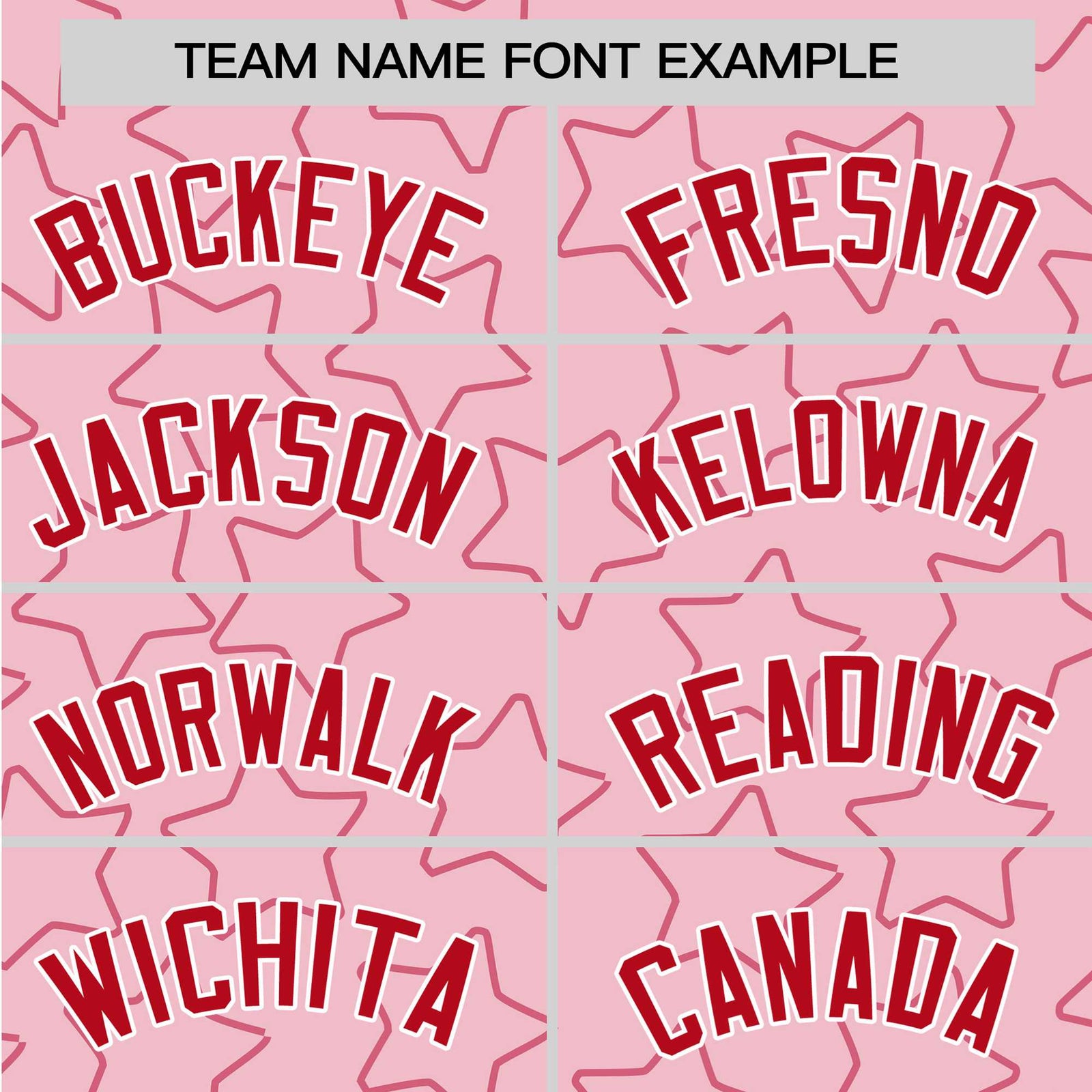 Custom Star Pink Red Baseball Jersey Button Down Shirt Personalized for Adults/Youth