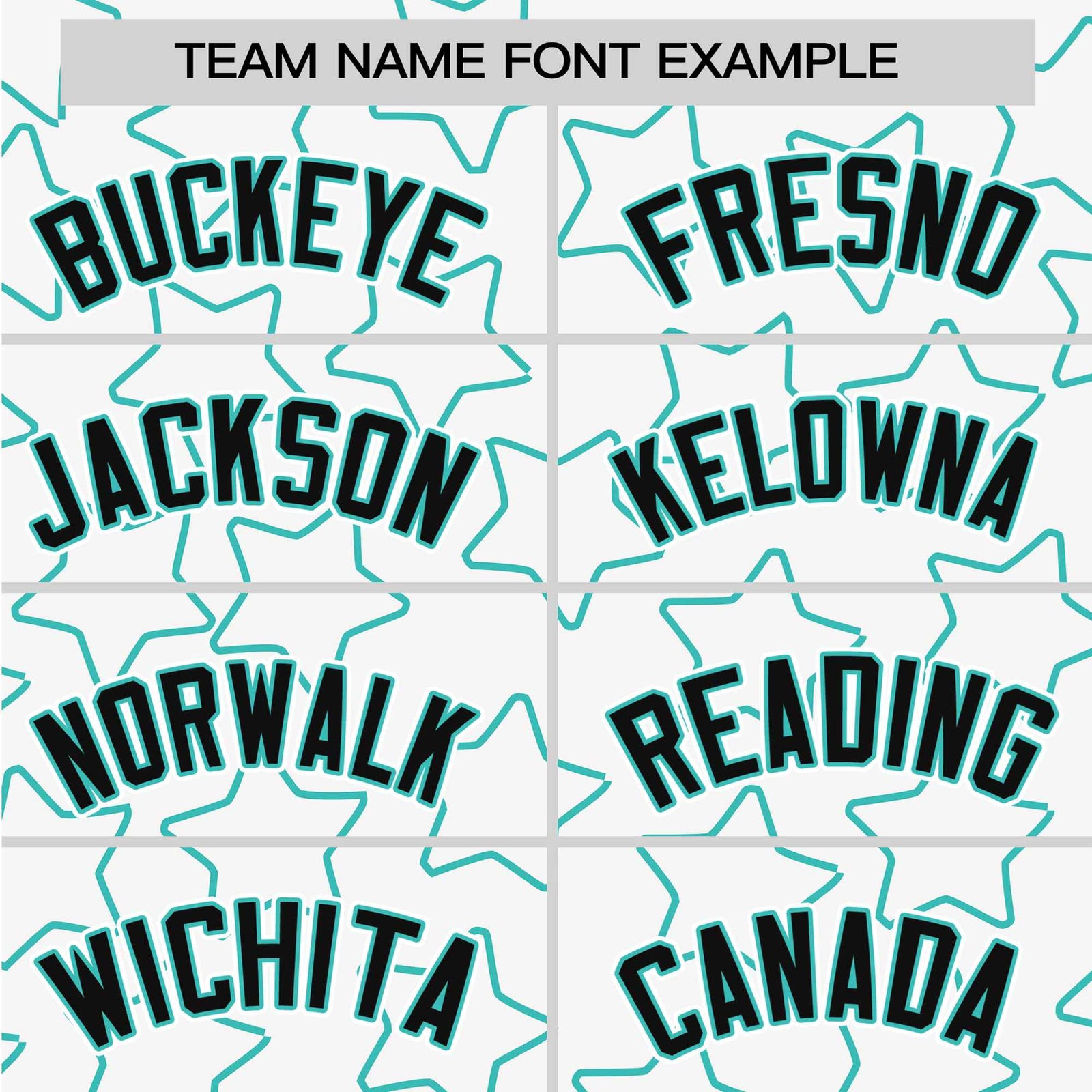 Custom Star White Teal Baseball Jersey Button Down Shirt Personalized for Adults/Youth