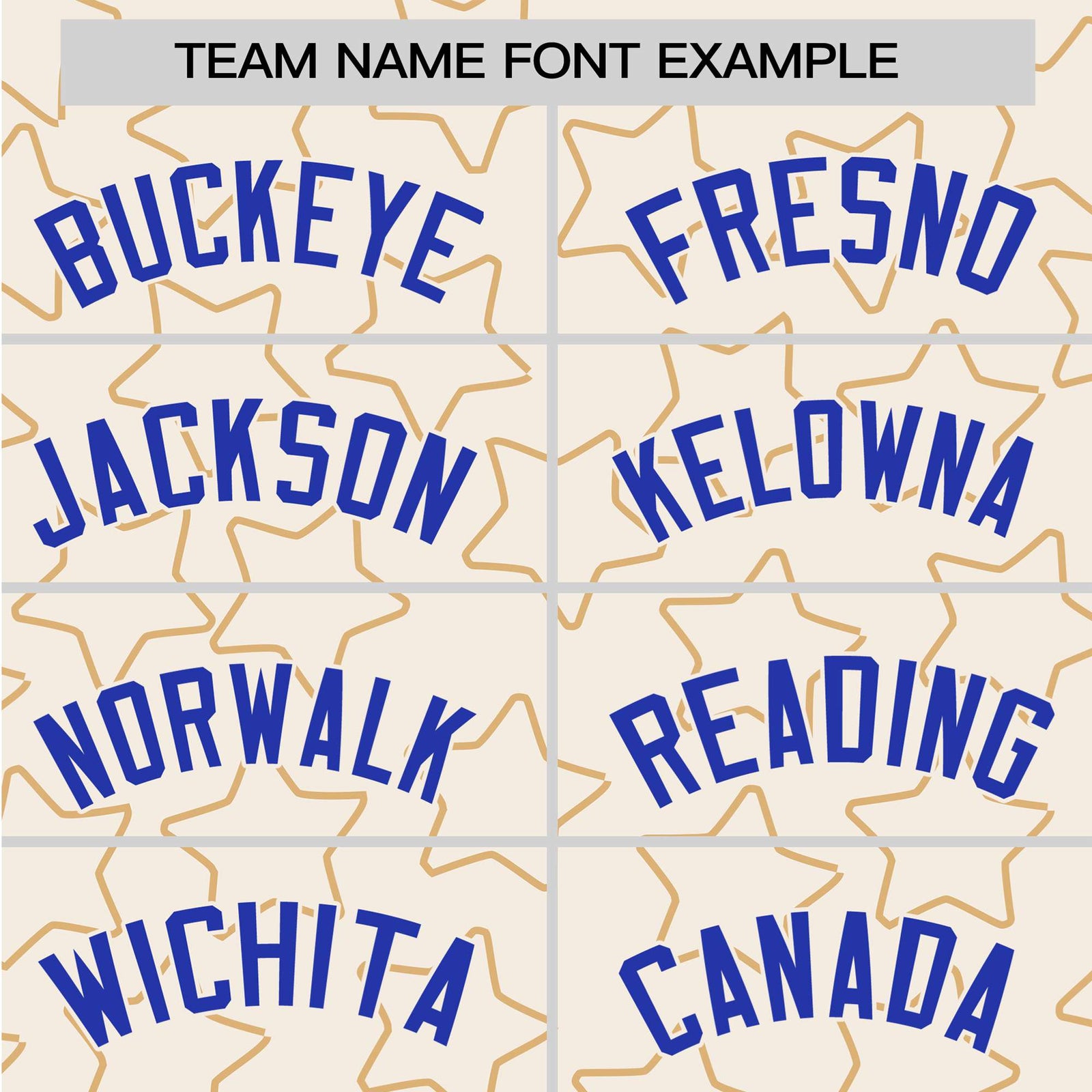 Custom Star Cream Blue Baseball Jersey Button Down Shirt Personalized for Adults/Youth