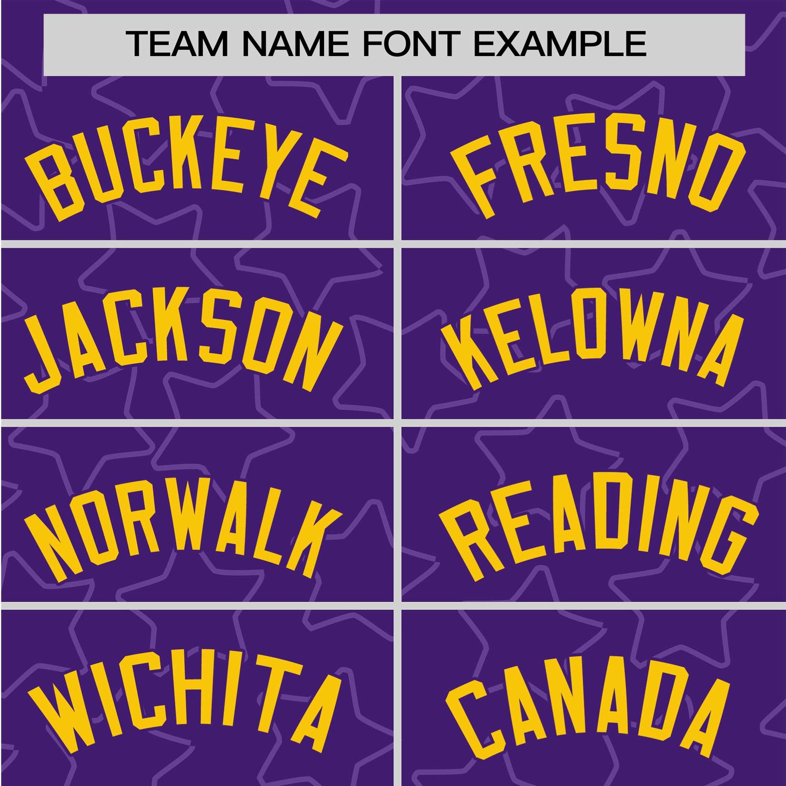 Custom Star Purple Gold Baseball Jersey Button Down Shirt Personalized for Adults/Youth