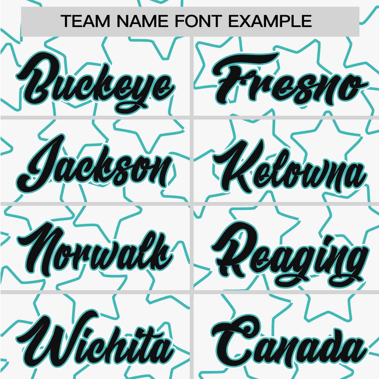 Custom Star White Teal Baseball Jersey Button Down Shirt Personalized for Adults/Youth