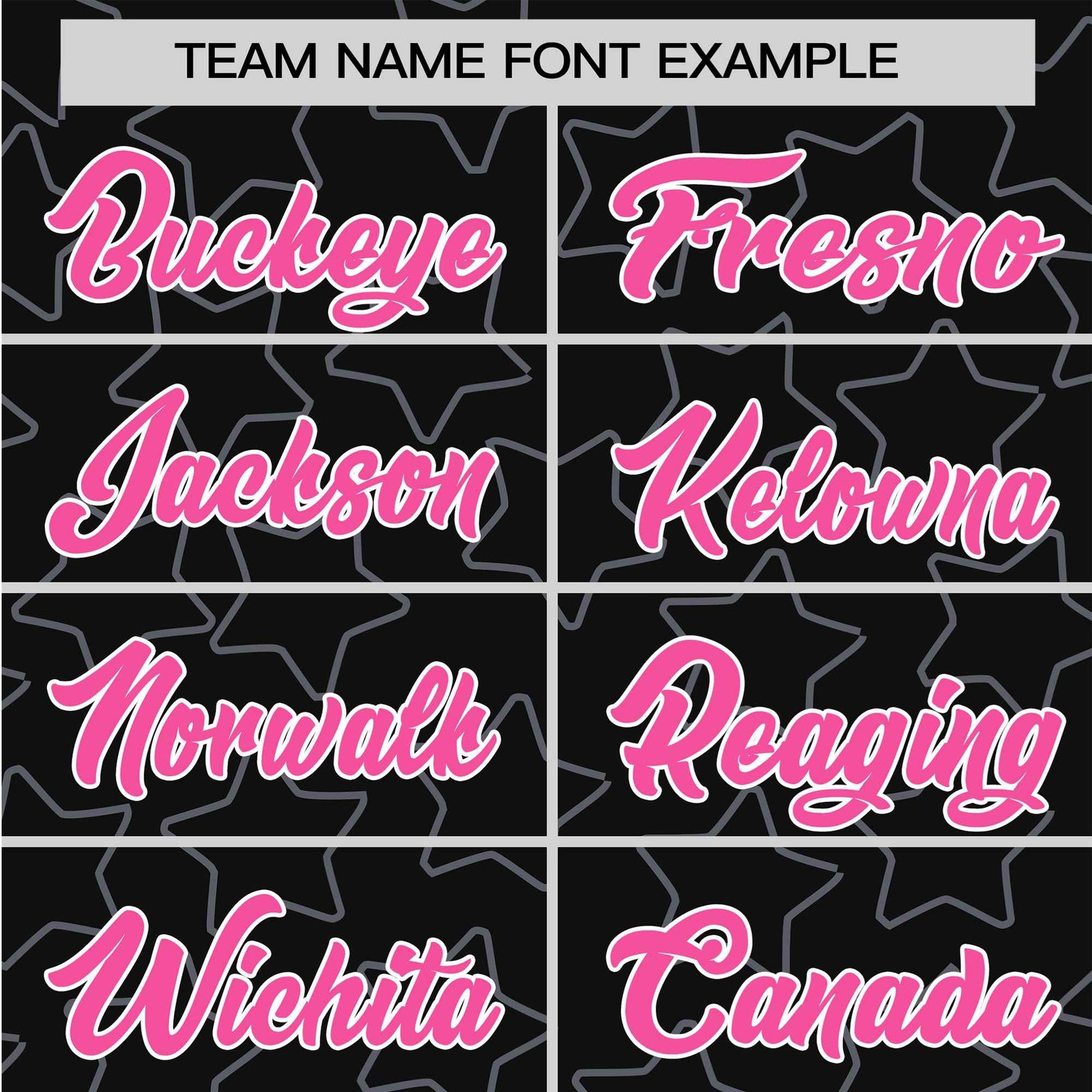 Custom Star Black Pink Baseball Jersey Button Down Shirt Personalized for Adults/Youth