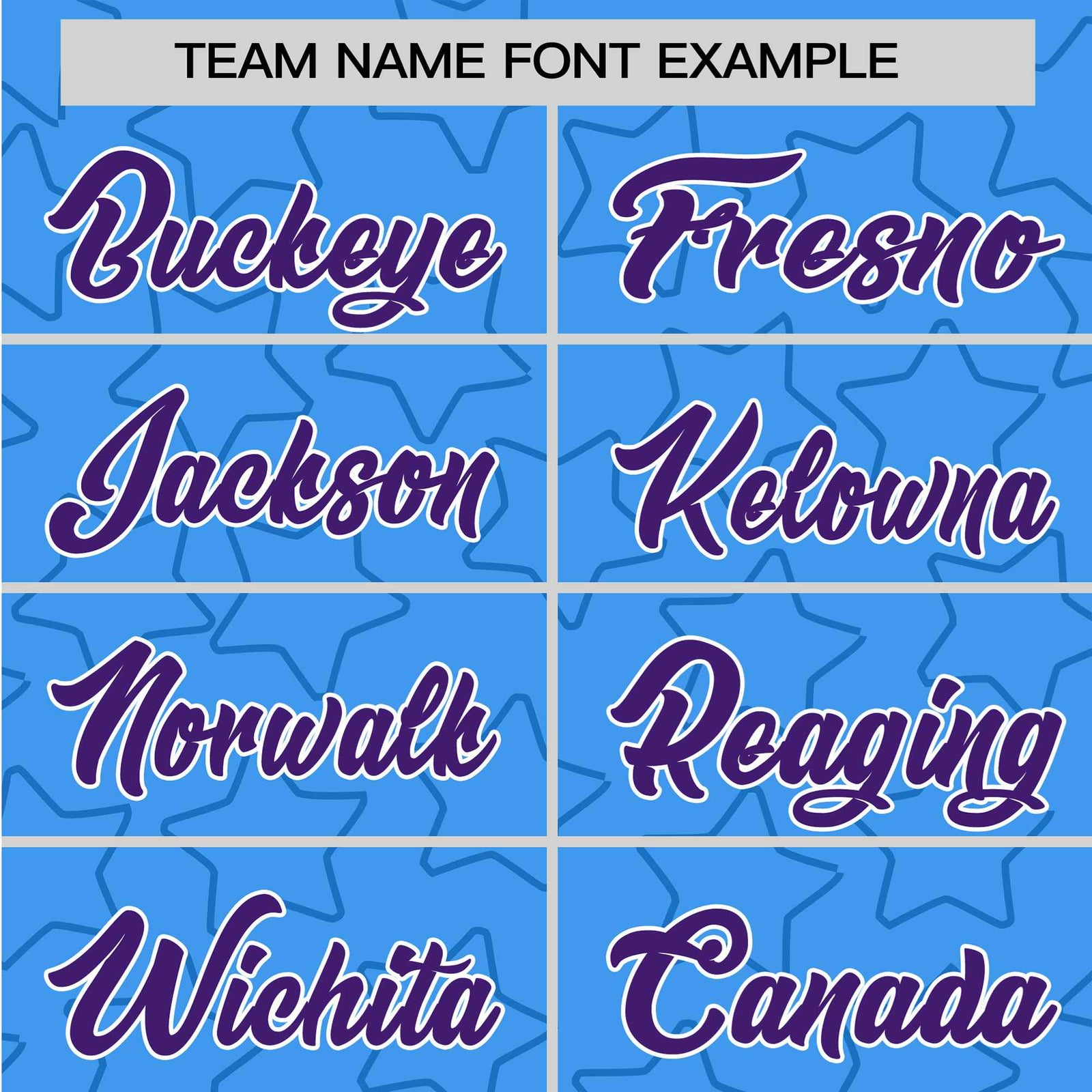 Custom Star Blue Purple Baseball Jersey Button Down Shirt Personalized for Adults/Youth