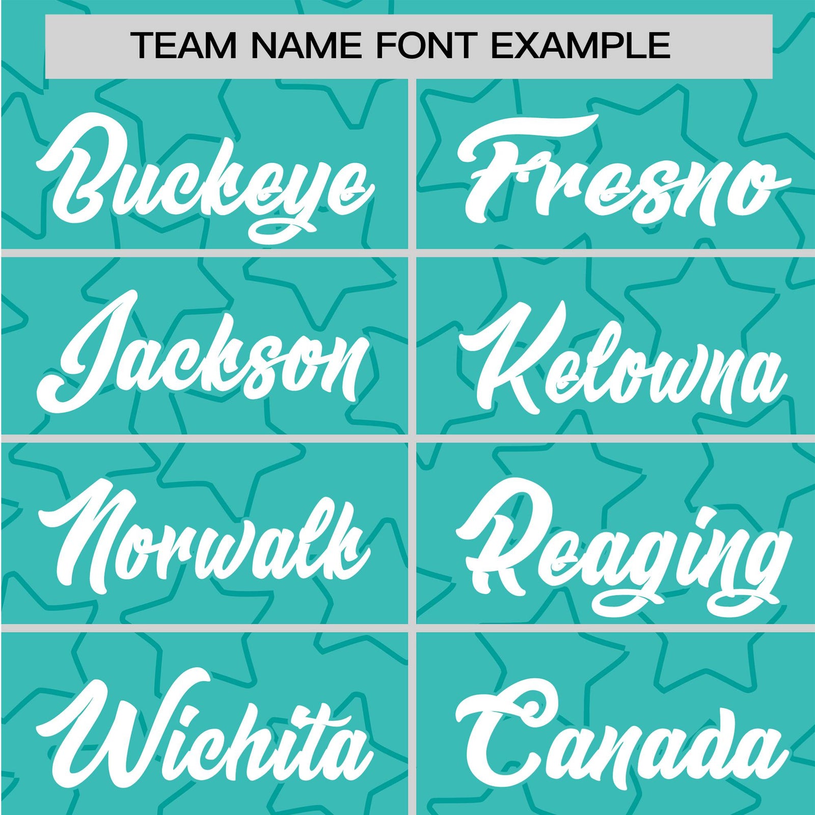 Custom Star Turquoise White Baseball Jersey Button Down Shirt Personalized for Adults/Youth