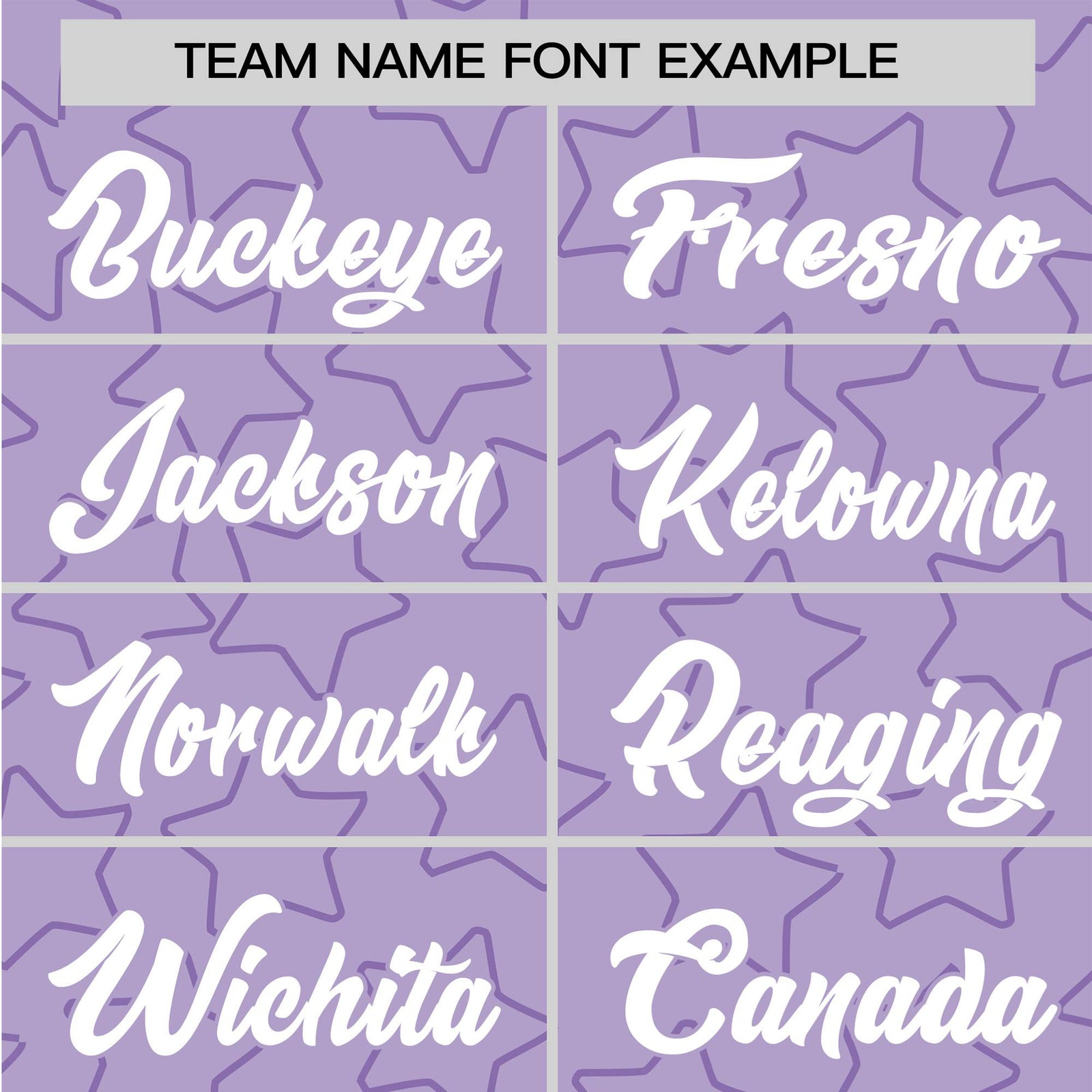 Custom Star Lavender White Baseball Jersey Button Down Shirt Personalized for Adults/Youth