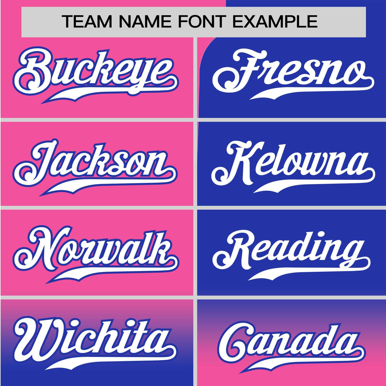 Custom Pink-Royal Blue White Authentic Split Fashion Baseball Jersey