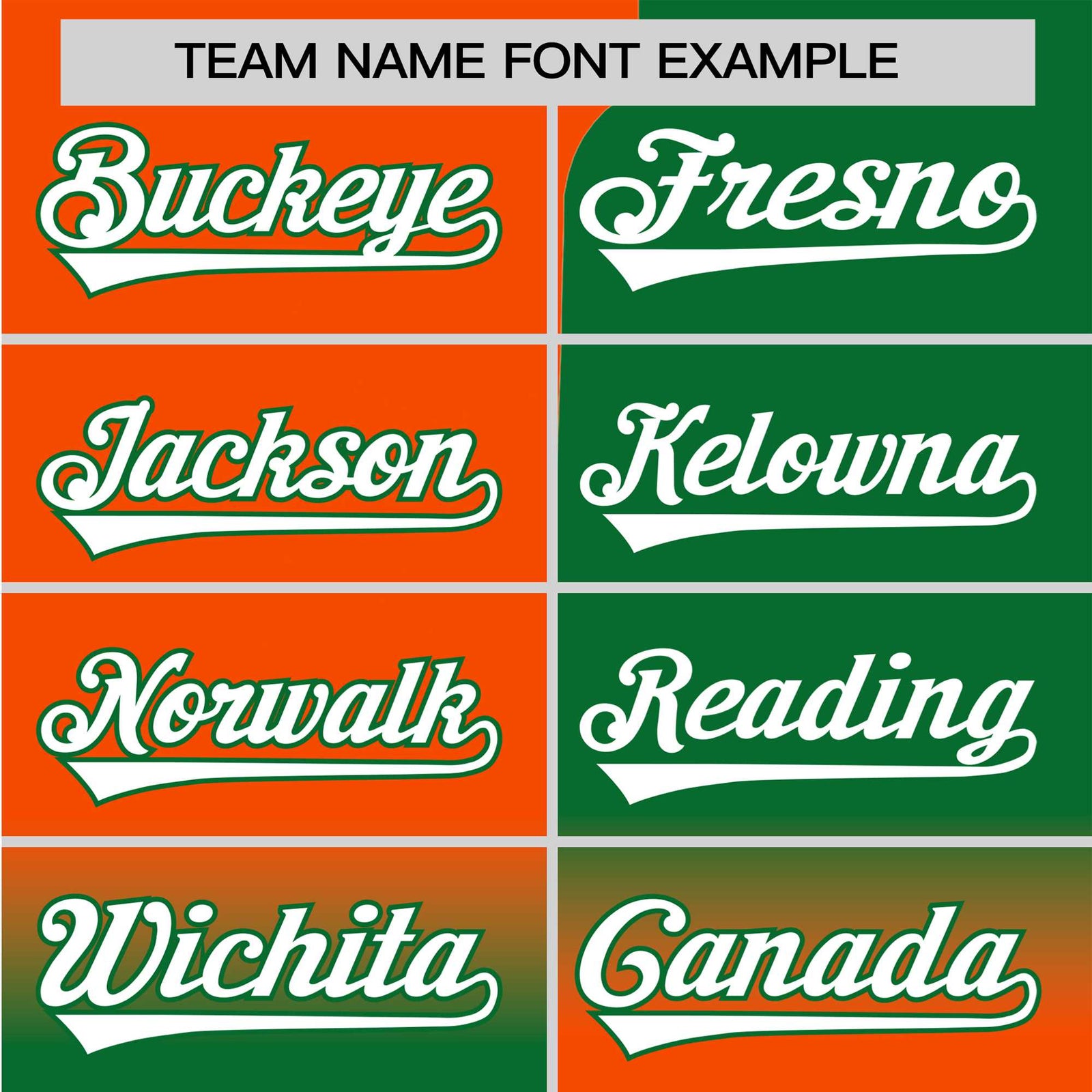 Custom Orange-Green White Authentic Split Fashion Baseball Jersey