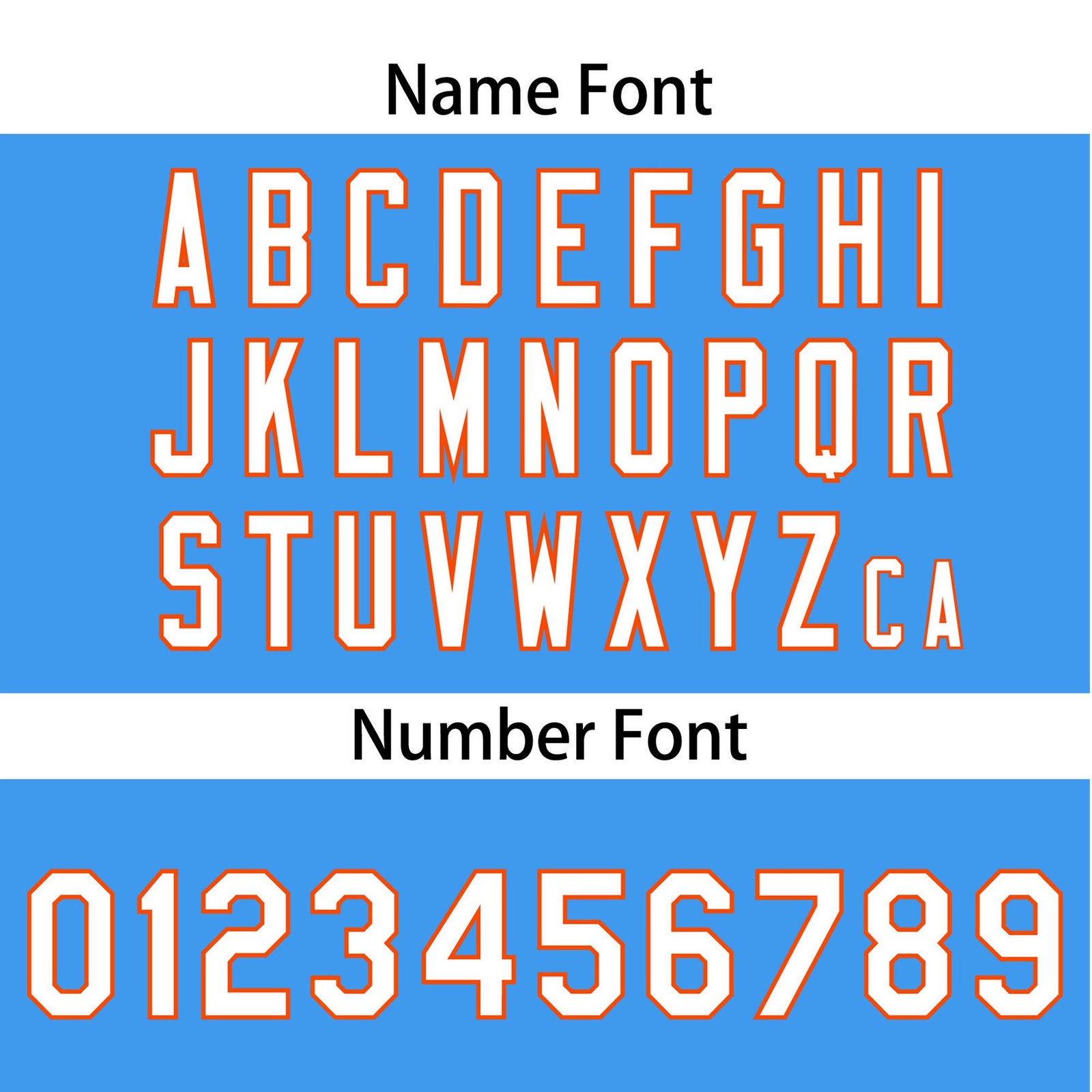 Custom Powder Blue Orange White Authentic Raglan Sleeves Baseball Jersey