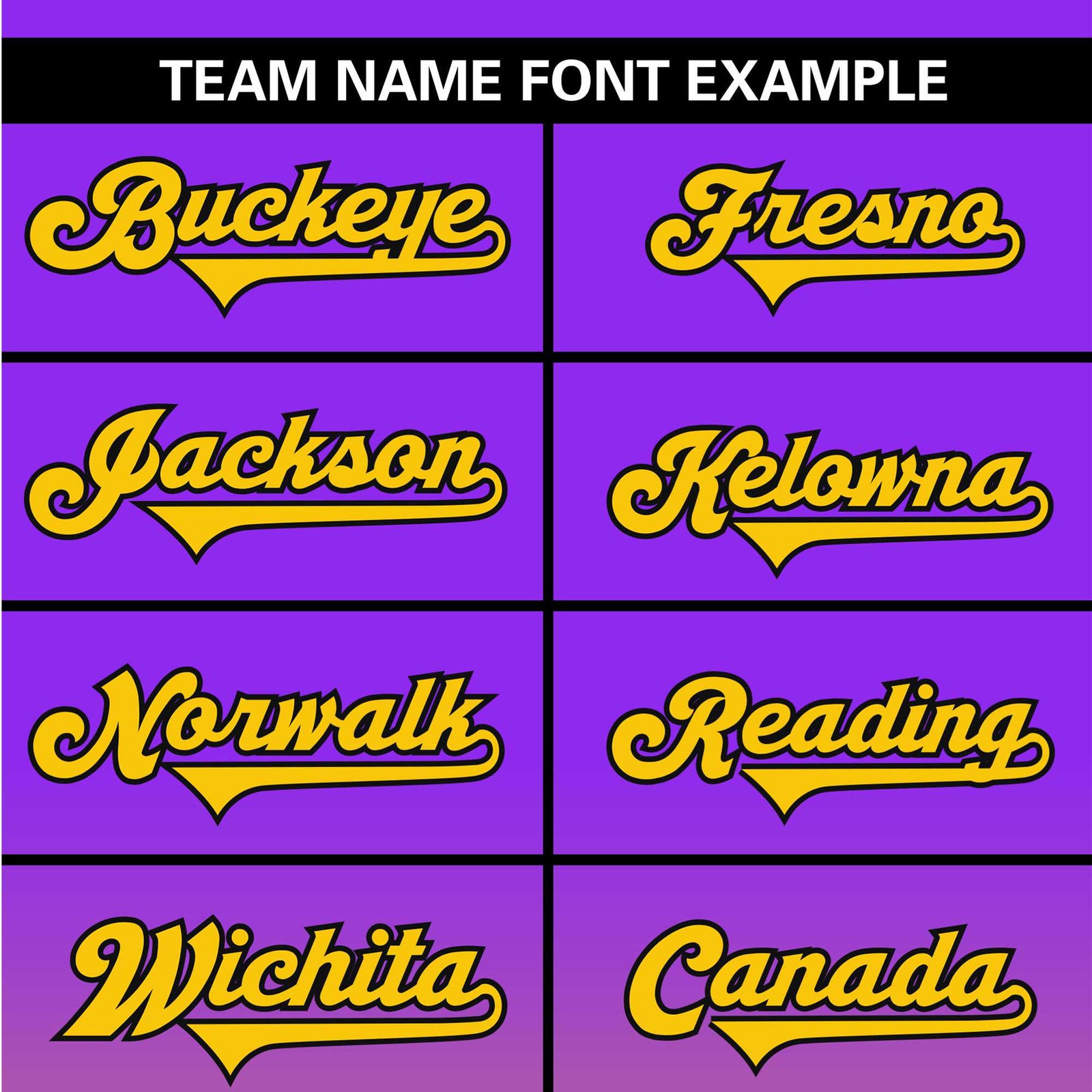 Custom Purple Yellow-Black Authentic Fade Fashion Baseball Jersey