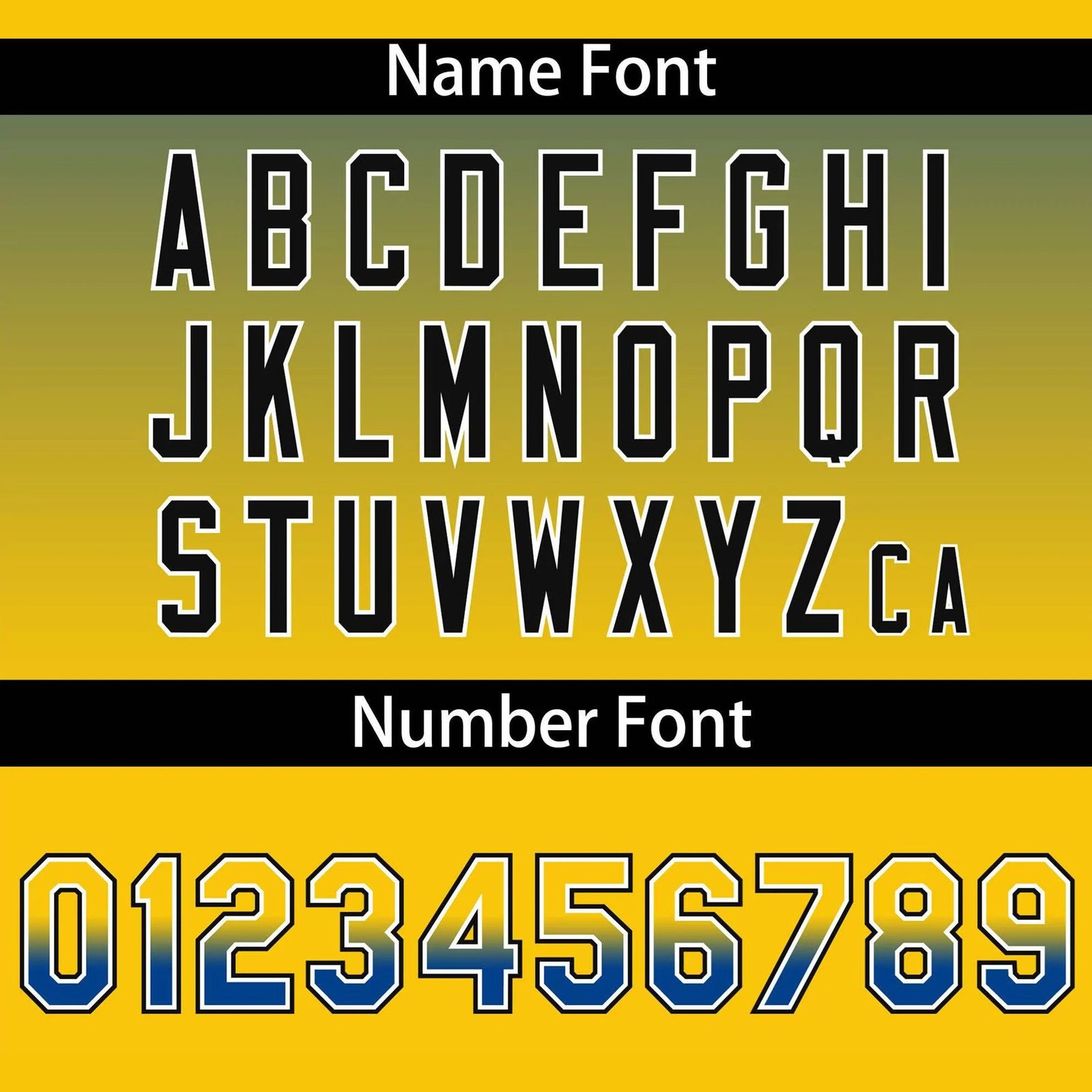 Custom Blue Yellow-Black Authentic Fade Fashion Baseball Jersey