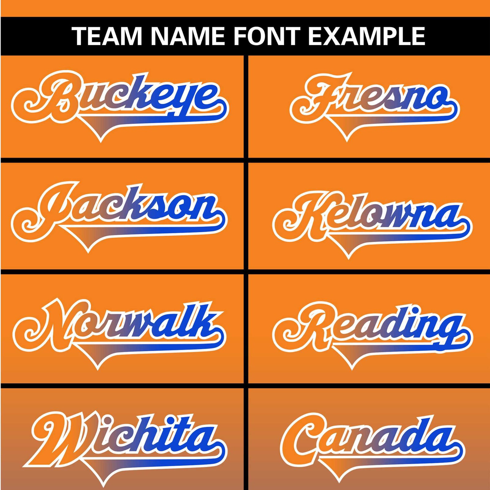 Custom Orange Sky Blue Black Authentic Fade Fashion Baseball Jersey