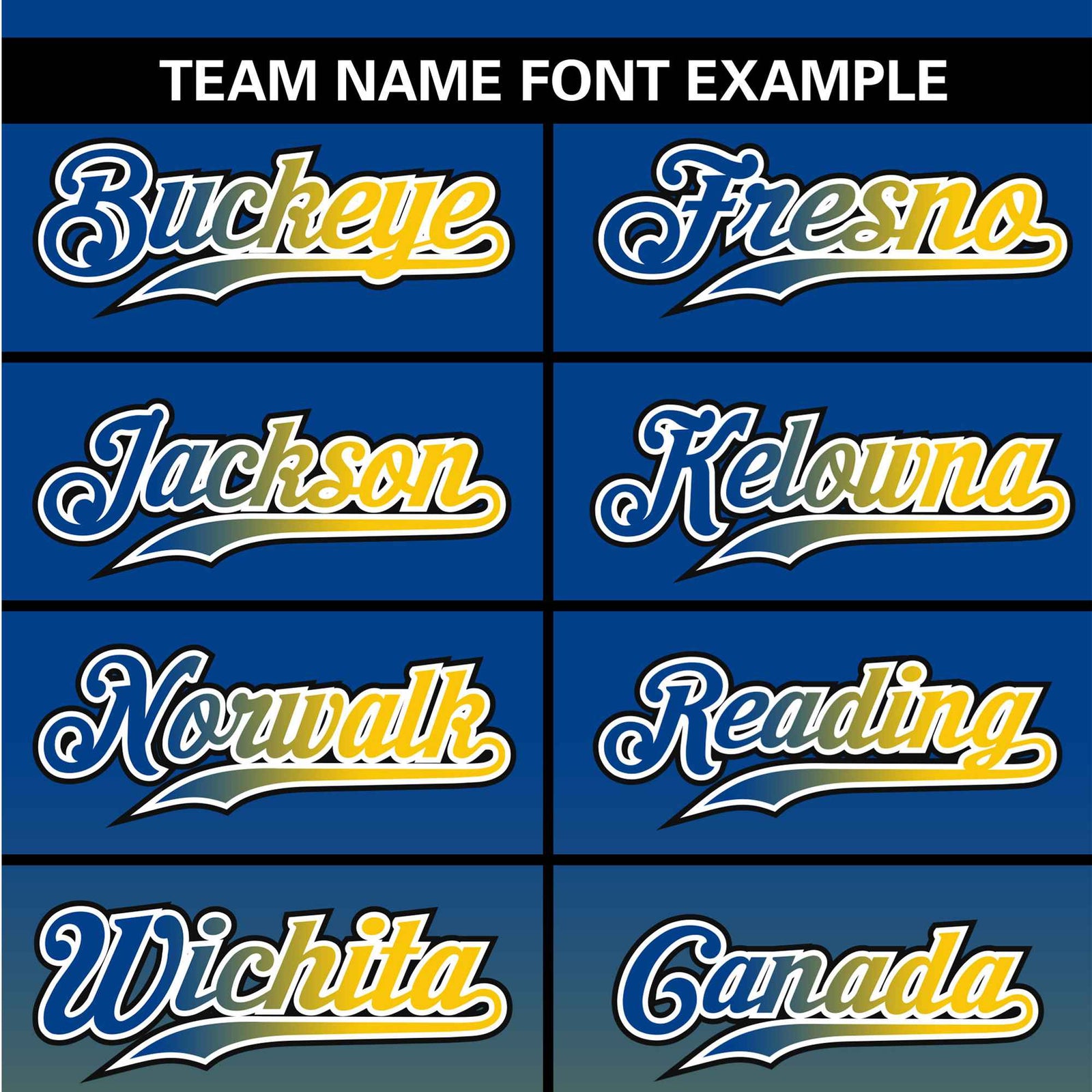 Custom Blue Yellow-Black Authentic Fade Fashion Baseball Jersey