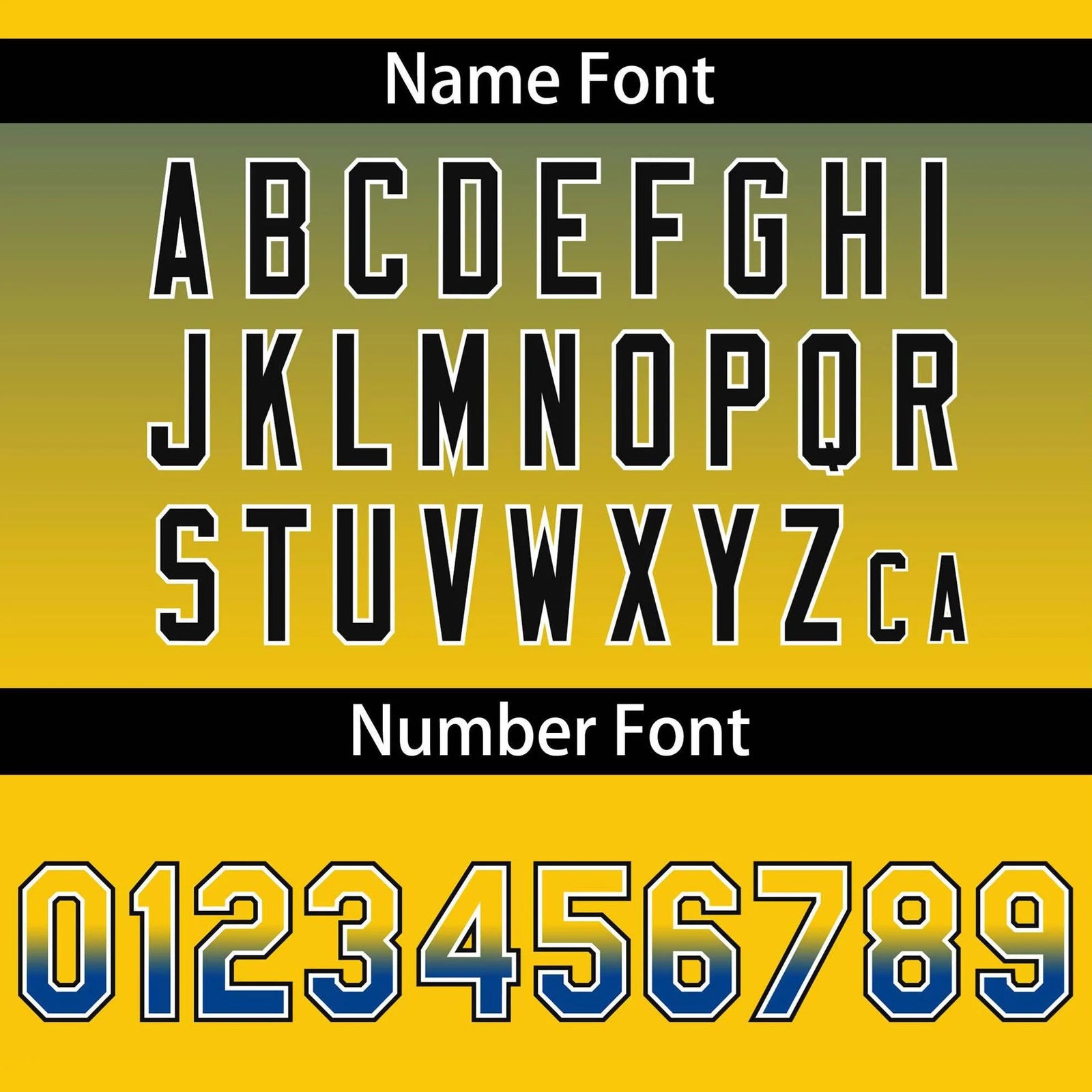 Custom Blue Yellow-Black Authentic Fade Fashion Baseball Jersey