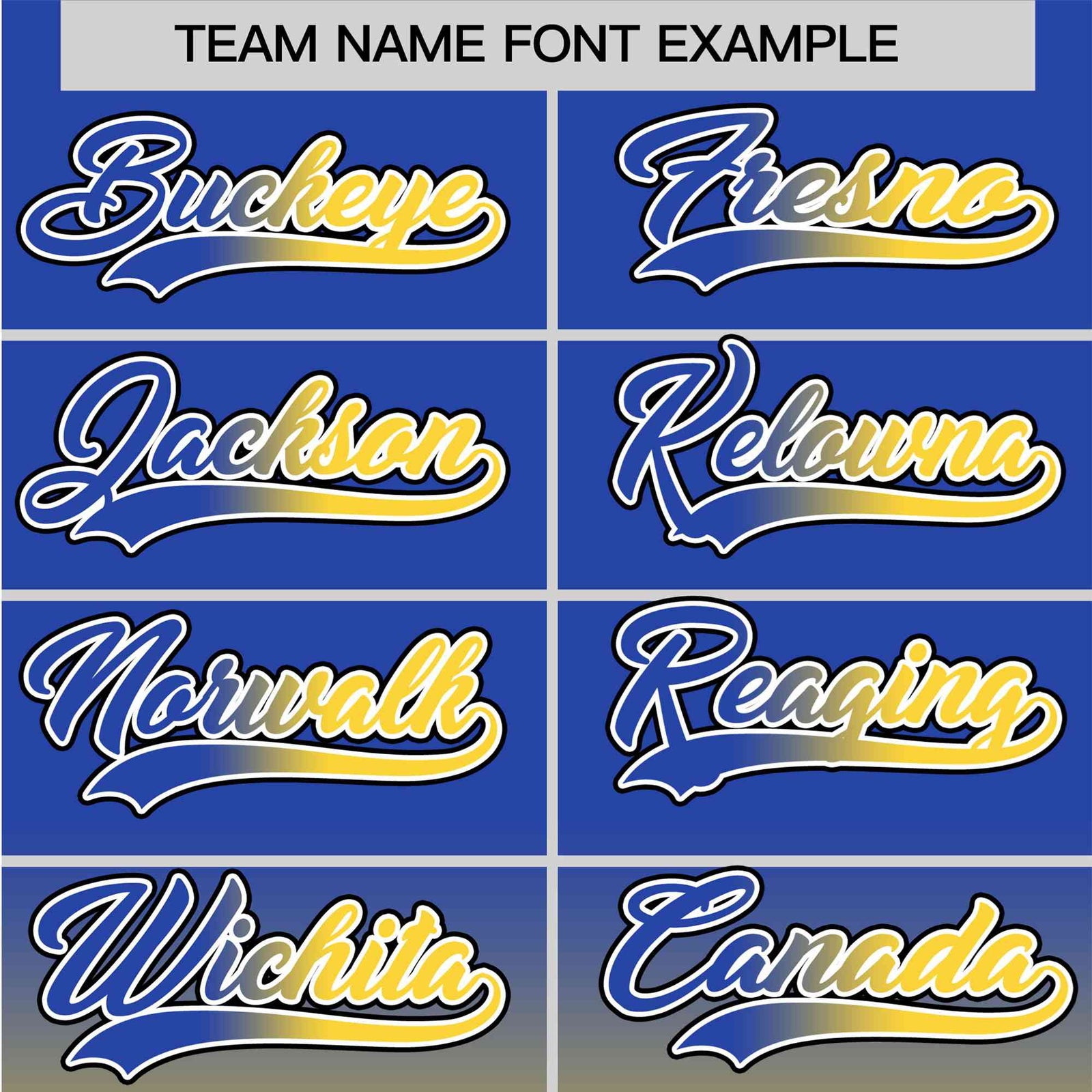 Custom Blue Yellow-Black Authentic Fade Fashion Baseball Jersey