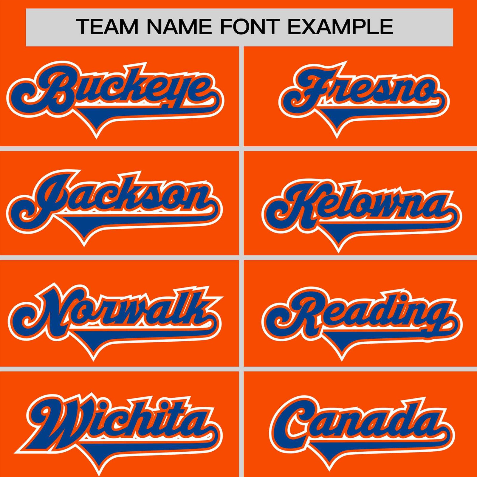 Custom Orange Royal Blue-White Classic Style Authentic Baseball Jersey