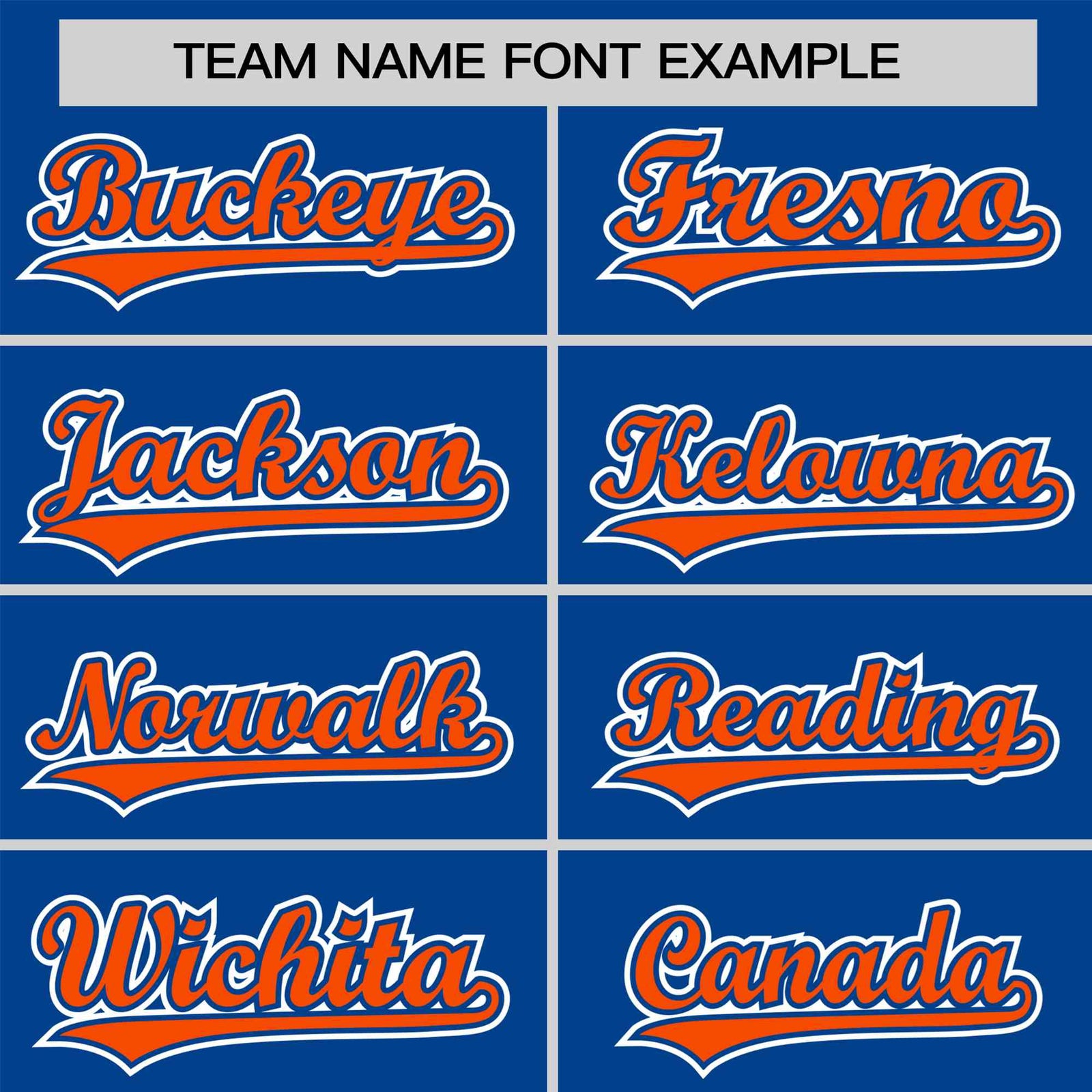 Custom Royal Blue Orange-White Classic Style Authentic Baseball Jersey