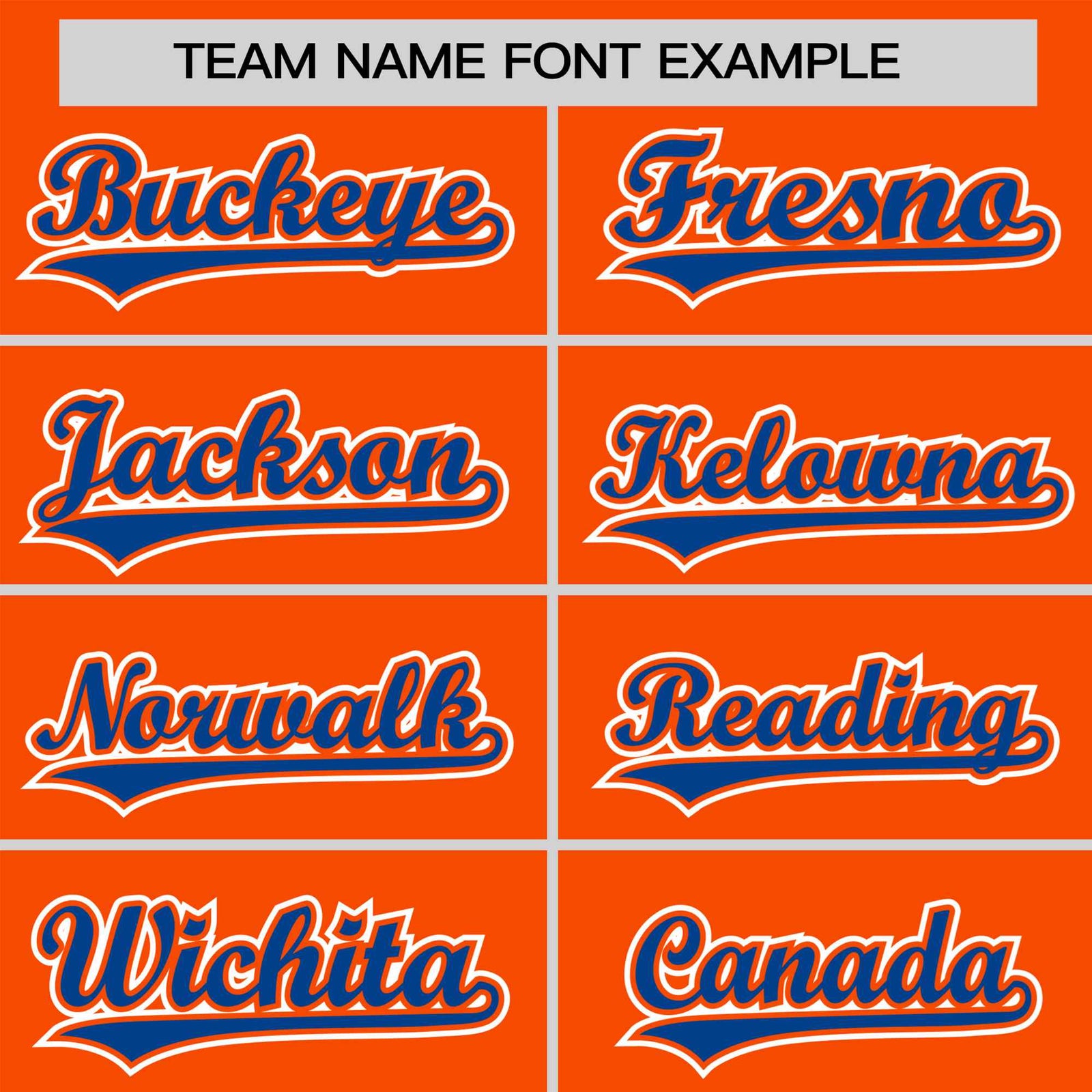 Custom Orange Royal Blue-White Classic Style Authentic Baseball Jersey