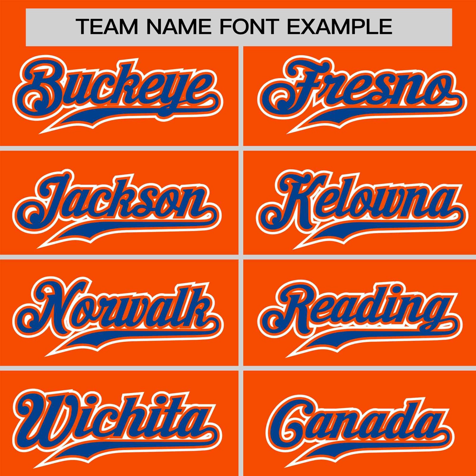 Custom Orange Royal Blue-White Classic Style Authentic Baseball Jersey