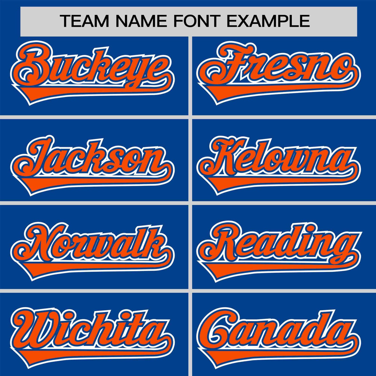 Custom Royal Blue Orange-White Classic Style Authentic Baseball Jersey