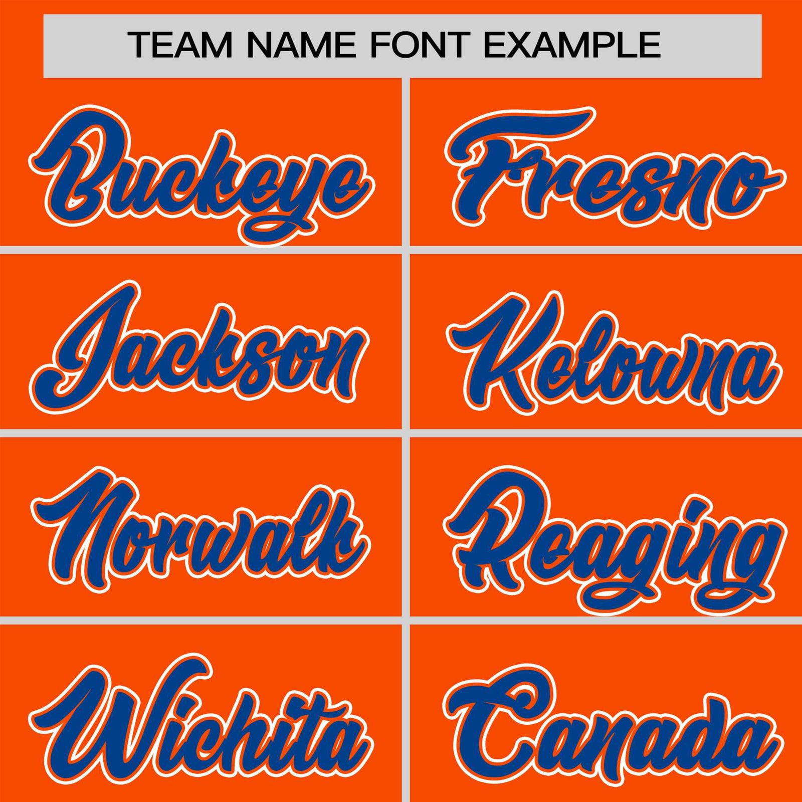 Custom Orange Royal Blue-White Classic Style Authentic Baseball Jersey