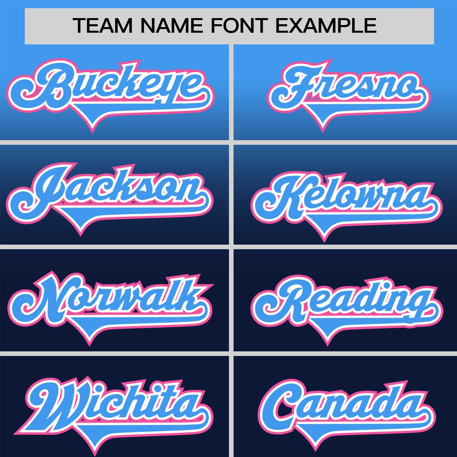 Custom Navy Powder Blue Gradient Fashion Design Authentic Baseball Jersey