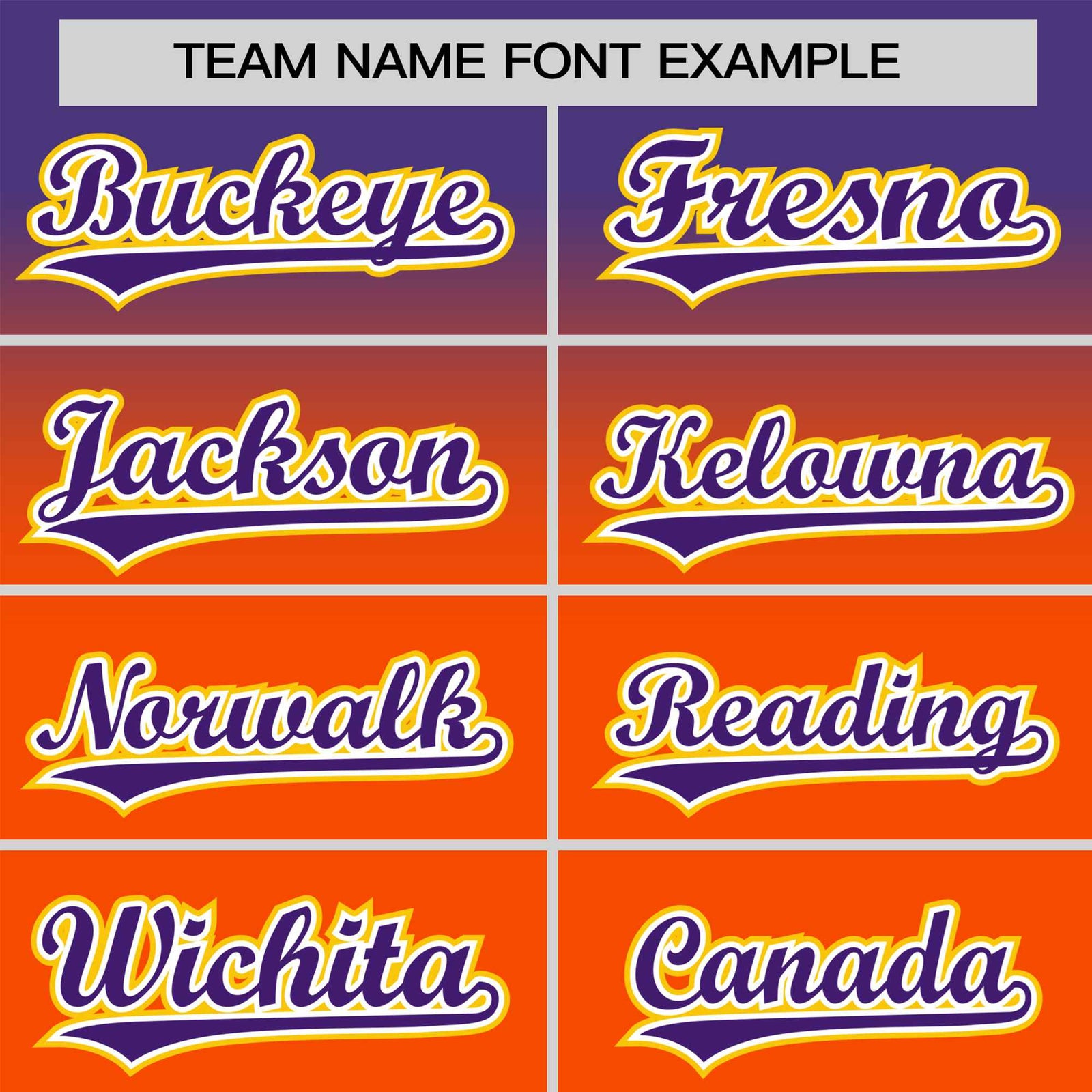 Custom Orange Purple Gradient Fashion Design Authentic Baseball Jersey